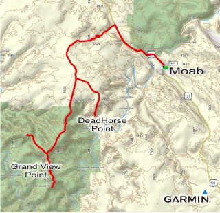 CanyonlandsNP Karte
