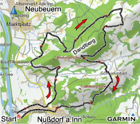 Karte Dandlberg Runde 