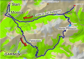 Moena-SanPellegrino Karte
