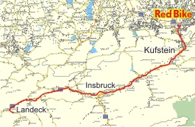 Karte Inn Neubeuern-Landeck 